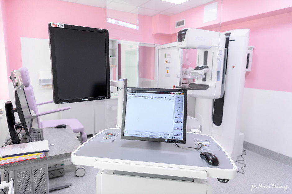 Mammografia w Szpitalu św. Łukasza w Tarnowie. Fot. M. Stanczyk. Tarnów: nowoczesne badania mammograficzne w Szpitalu św. Łukasza