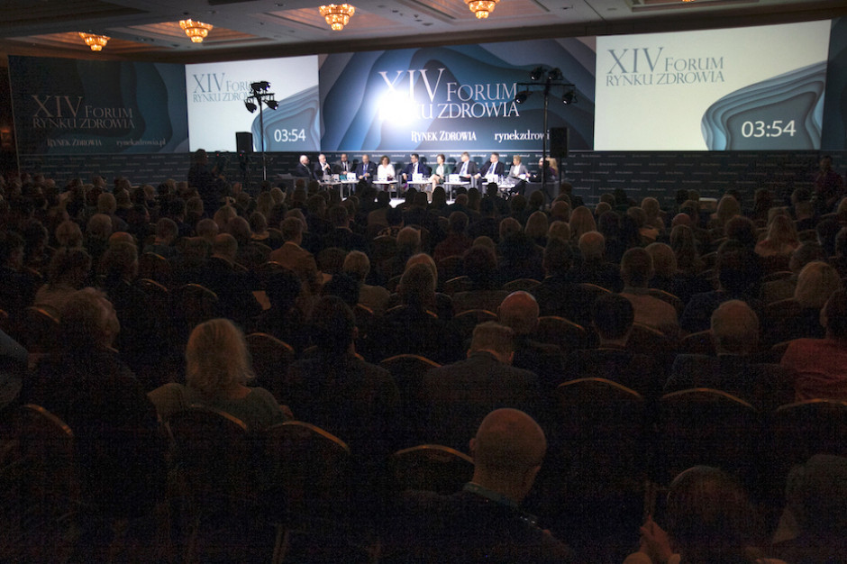 Podczas debaty otwierającej ubiegłoroczne, XIV Forum Rynku Zdrowia; FOT. PTWP XV Forum Rynku Zdrowia: transmisje online w portalu rynekzdrowia.pl