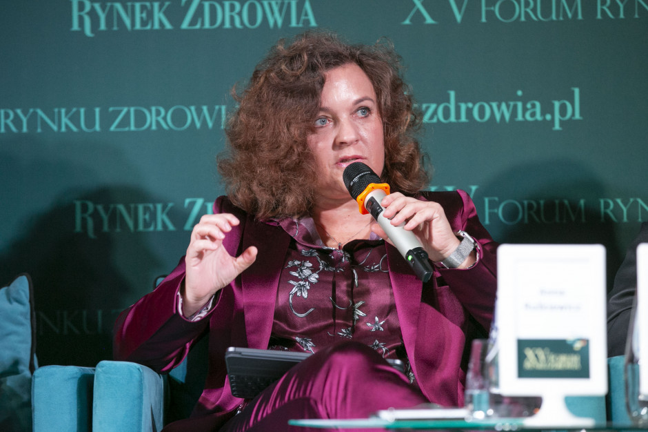Anna Rulkiewicz, prezes zarządu Lux Med Sp. z o.o. oraz prezes Pracodawców Medycyny Prywatnej. Fot. PTWP Prezes Rulkiewicz: zmiany w ochronie zdrowia należy rozpisać na poszczególne kadencje