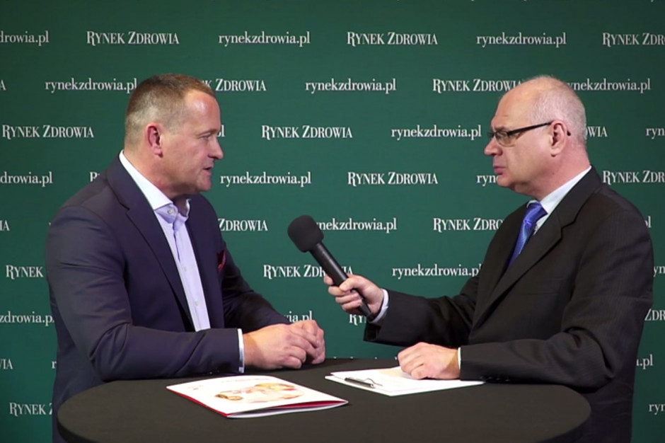 Krzysztof Bruski, prezes Impel Catering, w rozmowie z Rynkiem Zdrowia; FOT. PTWP Na nowym podejściu do zarządzania cateringiem korzysta pacjent i szpital