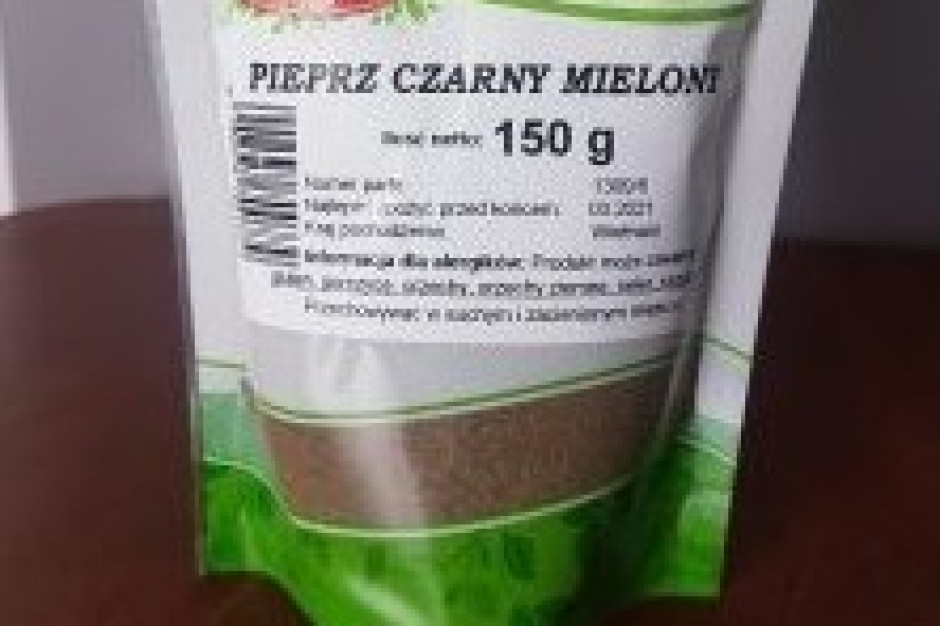 Fot. GIS GIS ostrzega: bakteria salmonella w pieprzu