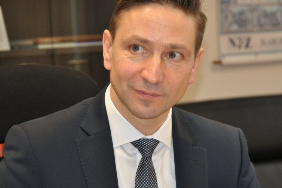 Dyrektor DOW NFZ Zbigniew Terek. Źródło: Twitter/DOW NFZ Nowy dyrektor dolnośląskiego oddziału NFZ