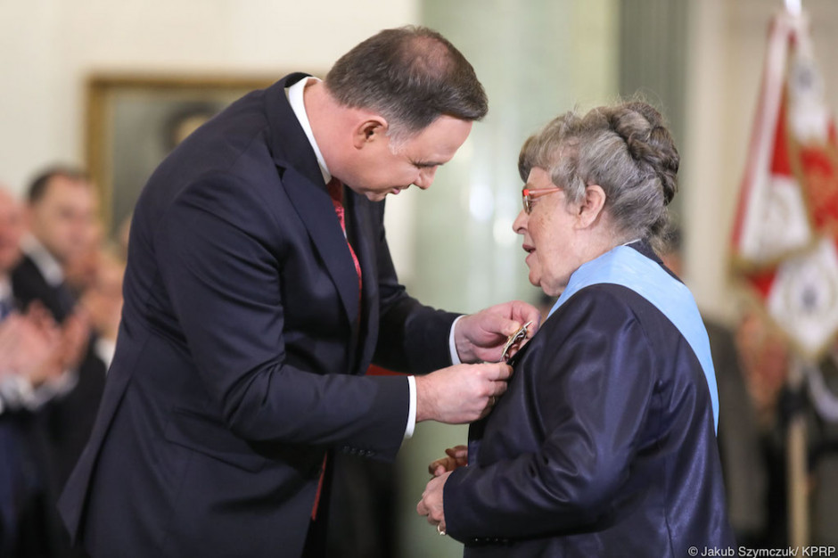 Odznaczenie prof. Grażyny Swiąteckiej Orderem Orla Białego; FOT. Jakub Szymczuk/KPRP Warszawa: kardiolog, prof. Grażyna Świątecka została odznaczona Orderem Orła Białego