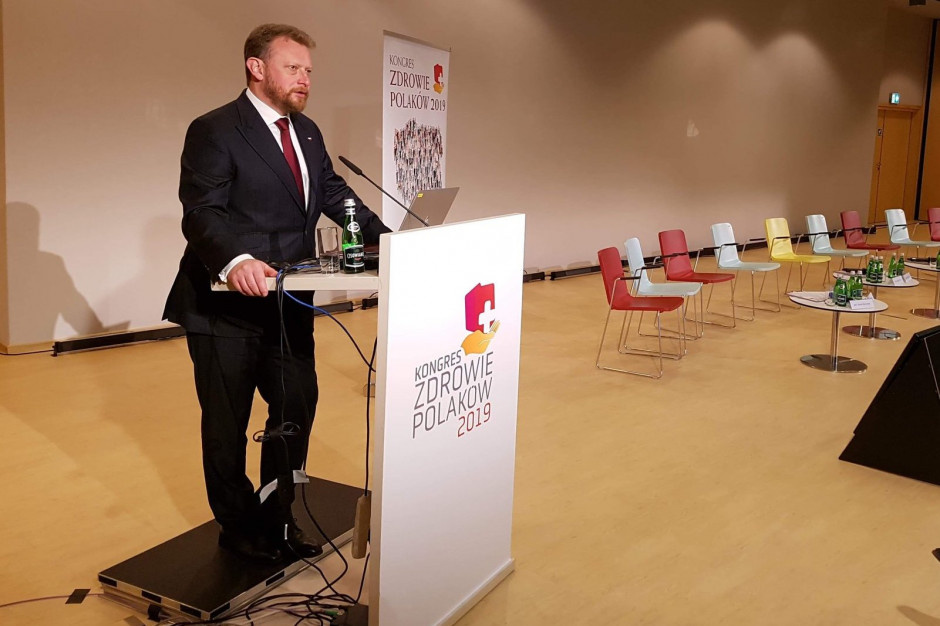Minister zdrowia, Łukasz Szumowski podczas kongresu "Zdrowie Polaków 2019"; FOT. Twitter/MZ Szumowski: dobro pacjenta i płacenie za efekt leczenia to cele zmian w ochronie zdrowia