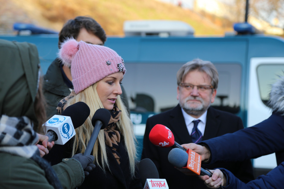 Polska tenisistka Urszula Radwańska przekonywała, że nie tylko sportowcy, ale każdy - w tym kierowcy zawodowi - powinien dbać o zdrowie i kondycję. Fot. GIS GIS: gwiazda tenisa zachęca kierowców zawodowych do zdrowego trybu życia