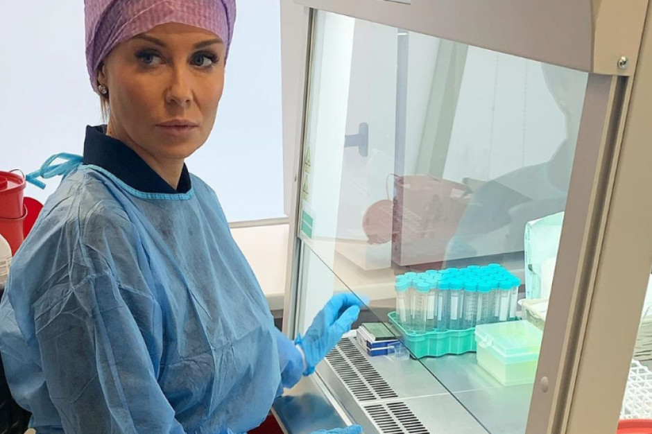 Małgorzata Rozenek-Majdan na planie dokumentu o in vitro; FOT.: Instagram Małgorzata Rozenek-Majdan nagrywa dokument o in vitro