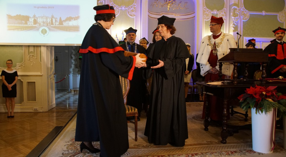 Dr Genoveffa Franchini doktorem honoris causa Uniwersytetu Medycznego w Białymstoku