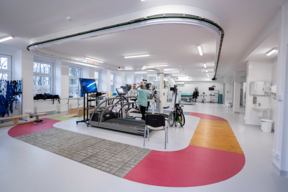 Centrum Technologicznie Wspomaganej Rehabilitacji w Szpitalu Klinicznym im. Wiktora Degi w Poznaniu; FOT. Materiały prasowe Poznań z unikatowym Centrum Technologicznie Wspomaganej Rehabilitacji