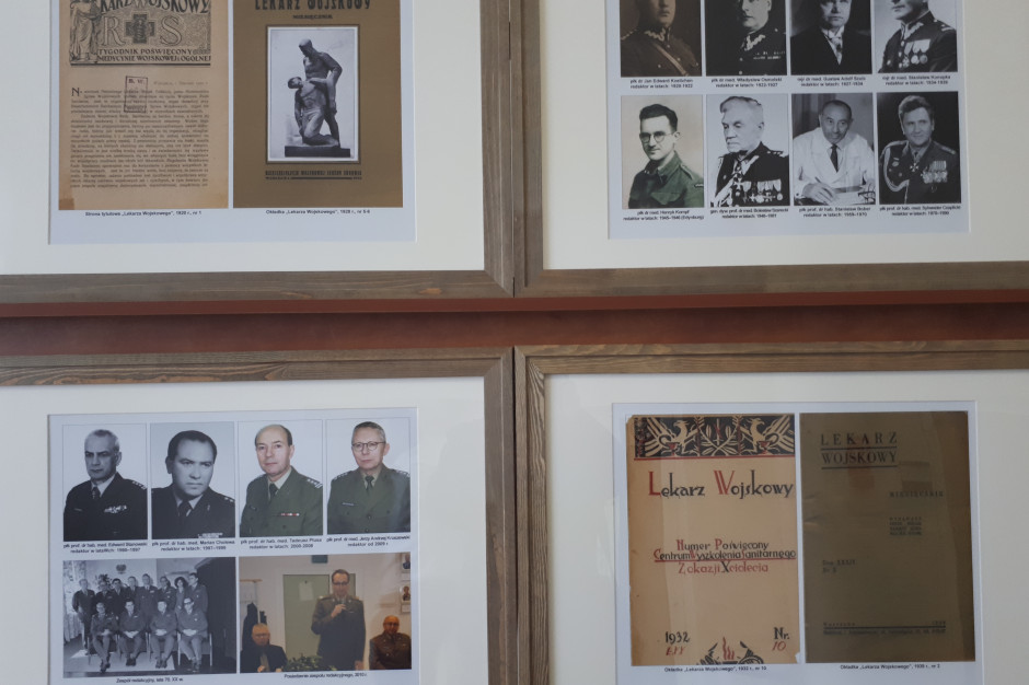Fragment ekspozycji podczas konferencji "Lekarza Wojskowego"; FOT. Daniel Kuropaś/PTWP Jubileusz "Lekarza Wojskowego": ukazuje się nieprzerwanie od 100 lat