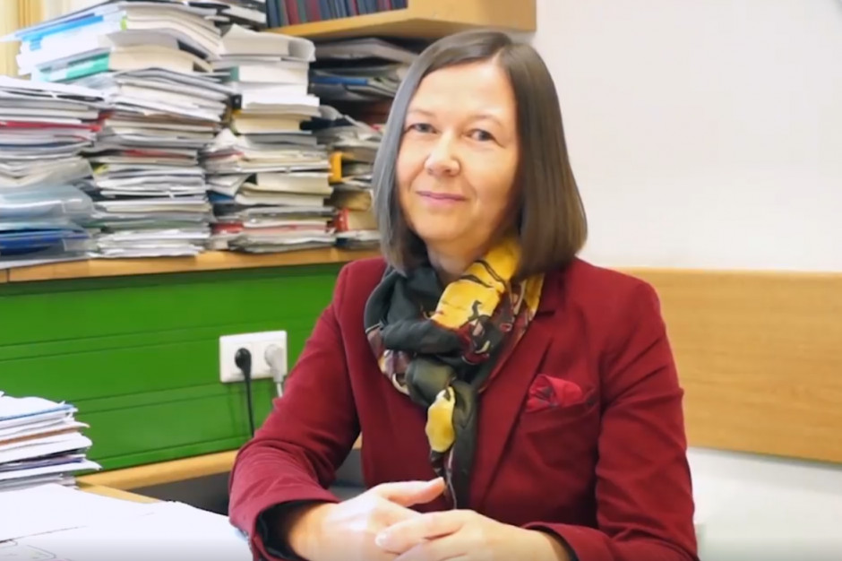 Prezes Polskiego Towarzystwa Dietetyki Danuta Gajewska. Fot. SGGW Poradnictwo żywieniowe on-line nie zastąpi rozwiązań systemowych