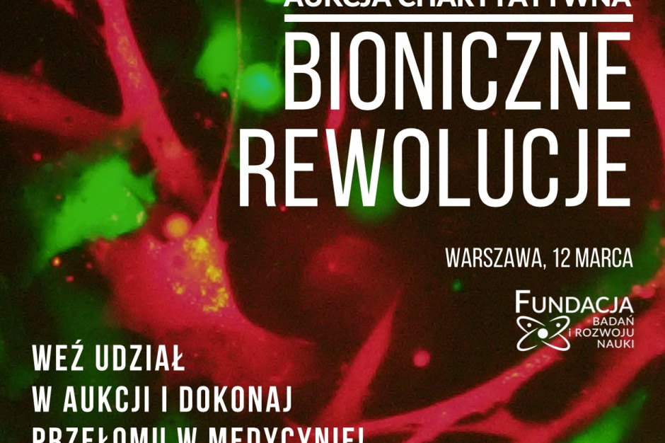 FOT. Materiały prasowe Warszawa: naukowcy organizują nietypową aukcję dla rozwoju przełomowych terapii