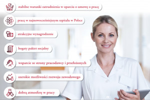 Kraków: szpital szuka pielęgniarek ogłaszając się na 150 plakatach, w tym na billboardach