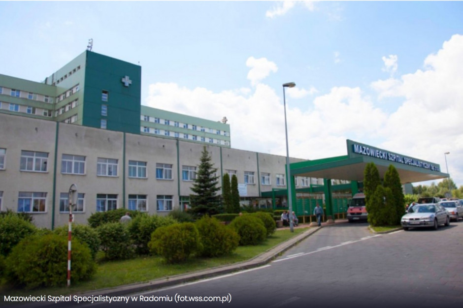 Na zdjęciu: Mazowiecki Szpital Specjalistyczny w Radomiu Fot. MSzS w Radomiu Radom: szpitale przyjmują zgłoszenia na szczepienia przeciwko COVID-19 dla pracowników lecznic i aptek