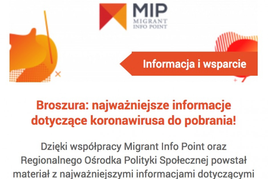 Informacje o koronawirusie dla obcokrajowców dostępne są na stronie: migrant.poznan.pl Poznań: informator o koronawirusie dla obcokrajowców jest dostępny na stronie...