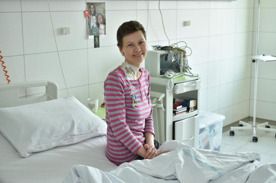 40-letnia mieszkanka Rybnika jako trzecia pacjentka została poddana tej terapii Fot. NIO Gliwice Gliwice: trzecia pacjentka otrzymała terapię CAR-T cells