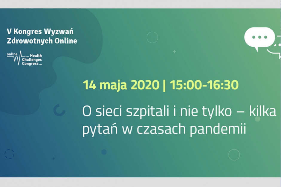FOT. PTWP HCC Online: zdalna debata o szpitalach w dobie pandemii koronawirusa
