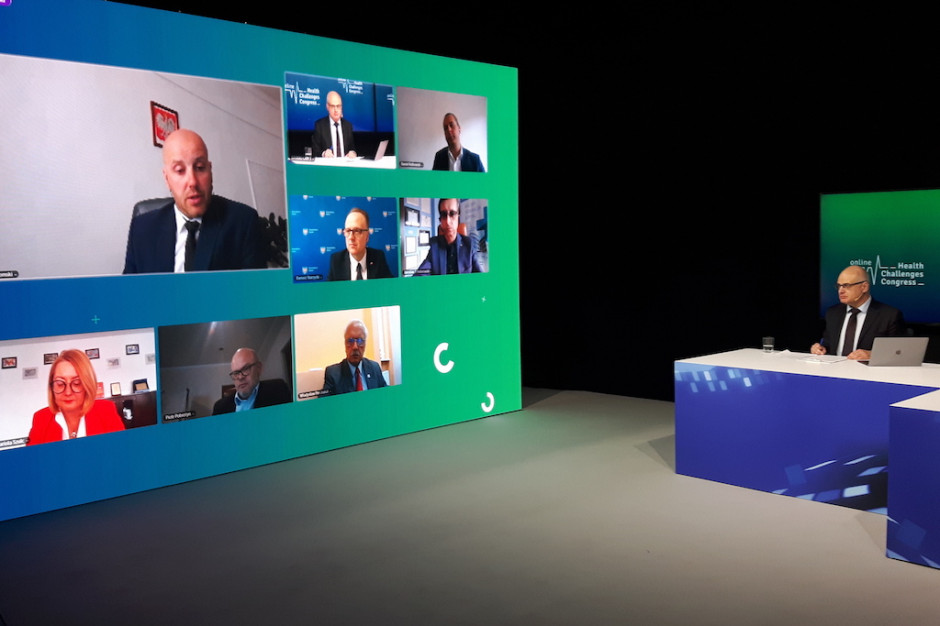 Podczas debaty HCC Online o szpitalach w dobie koronawisa; FOT. PTWP HCC Online: retransmisja debaty o sytuacji polskich szpitali w czasach pandemii