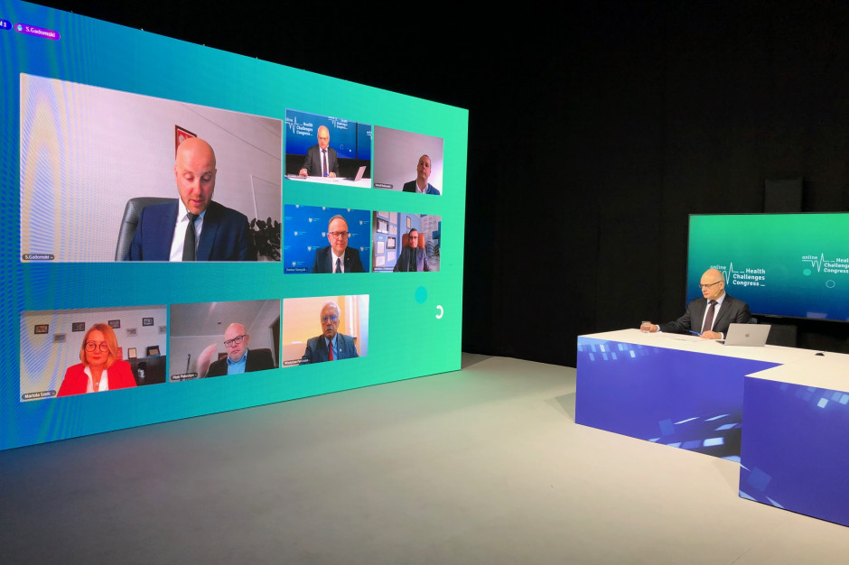 Podczas debaty HCC Online o szpitalach w dobie koronawisa; FOT. PTWP HCC Online: zdalne sesje dotyczące finansowania ochrony zdrowia w dobie COVID-19
