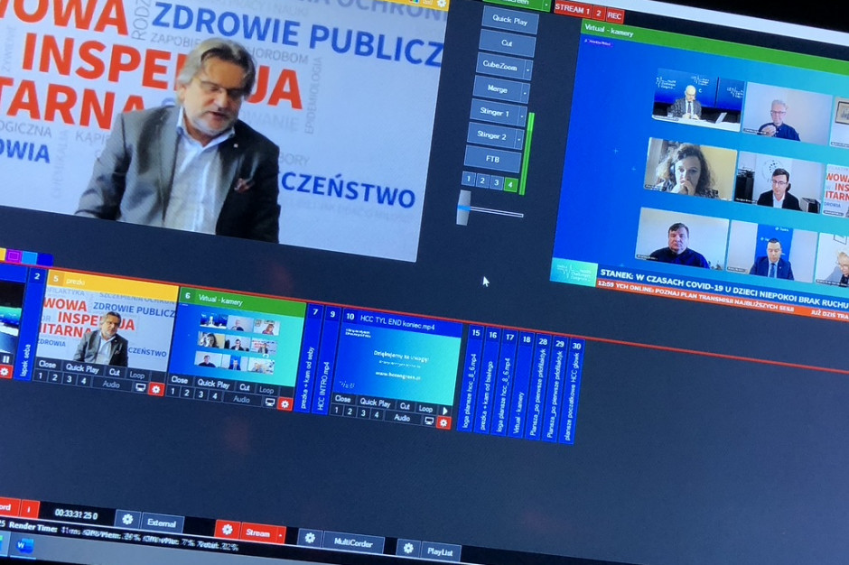 Na zdj. Jarosław Pinkas, Główny Inspektor Sanitarny Fot. PTWP HCC Online: inspekcja sanitarna stała się dziś koordynatorem zdrowia publicznego
