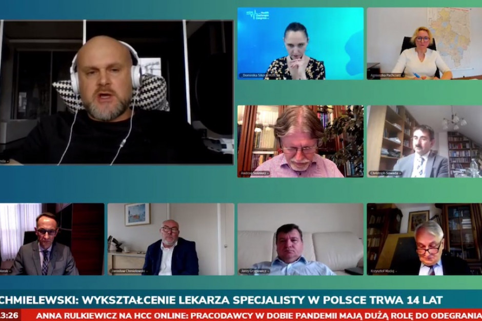 Krzysztof Łanda, prezes Meritum L.A., podsekretarz stanu w Ministerstwie Zdrowia w latach 2015-2017. Fot. PTWP Łanda podczas HCC Online: mitem jest, że żaden kraj nie poradził sobie z kolejkami do leczenia