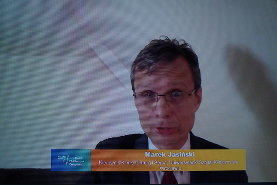 Prof. Marek Jasiński, kierownik Kliniki Chirurgii Serca w Uniwersyteckim Szpitalu Klinicznym we Wrocławiu: - Bardzo ważna jest obiektywizacja wyników operacji. Prof. Jasiński na HCC Online o bezpieczeństwie prawnym lekarzy: potrzebne zobiektywizowane wyniki