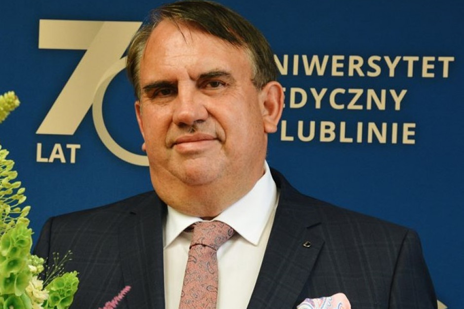 Prof. Wojciech Załuska otrzymał 103 elektorskie głosy. Fot. Uniwersytet Medyczny w Lublinie Rektorem Uniwersytetu Medycznego w Lublinie został prof. Wojciech Załuska