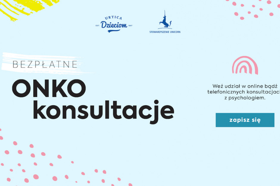 Konsultacje są bezpłatne dla dzieci i ich rodzin Fot. materiały prasowe Ruszają zapisy na bezpłatne konsultacje z psychoonkologiem dla chorych dzieci i ich rodzin