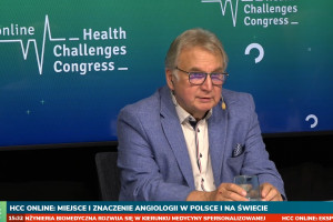 Prof. Sieroń podczas HCC Online: mamy za dużo amputacji, za mało lekarzy angiologów