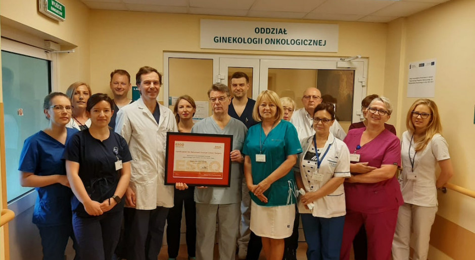 Gdynia: międzynarodowy certyfikat dla ginekologii onkologicznej Szpitala Morskiego