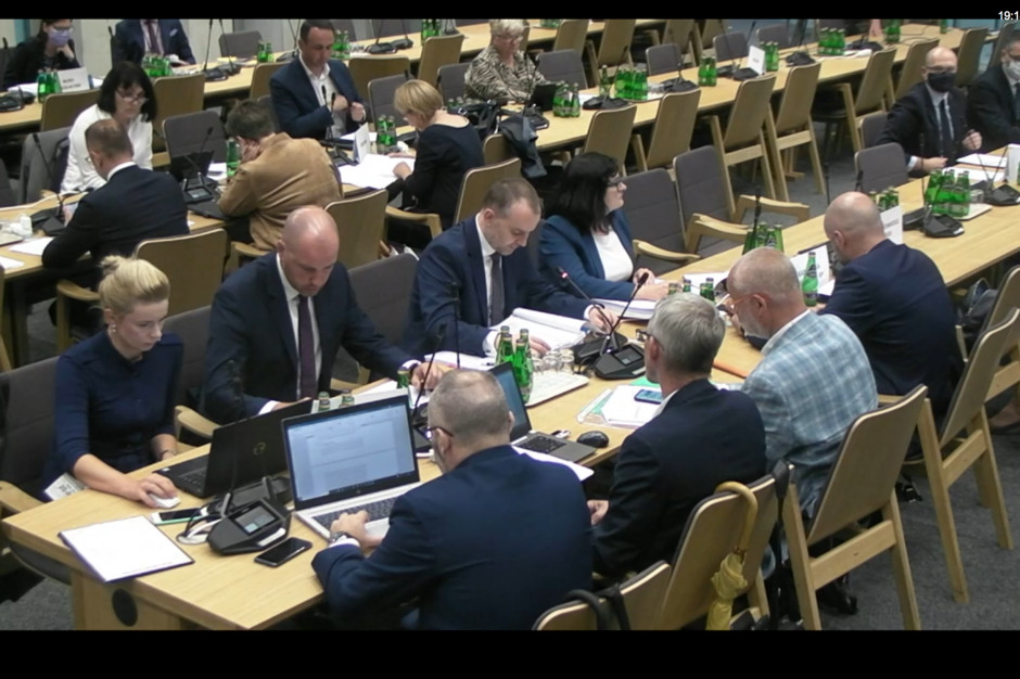 Podczas poniedziałkowego (20 lipca) posiedzenia Sejmowej Komisji Zdrowia. Fot. strona www Sejmu. Projekt ustawy o Funduszu Medycznym: jedni krytykują, inni dziękują