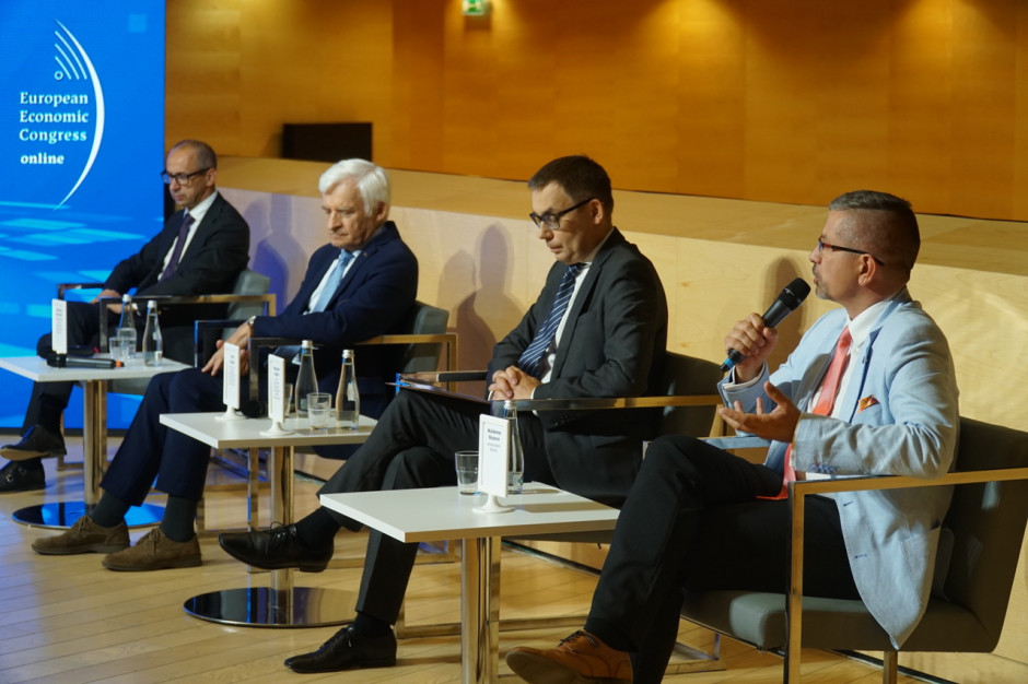 Konferencja prasowa dotycząca XII Europejskiego Kongresu Gospodarczego (EEC); FOT. PTWP XII Europejski Kongres Gospodarczy: Unia Europejska i świat wobec nowych wyzwań