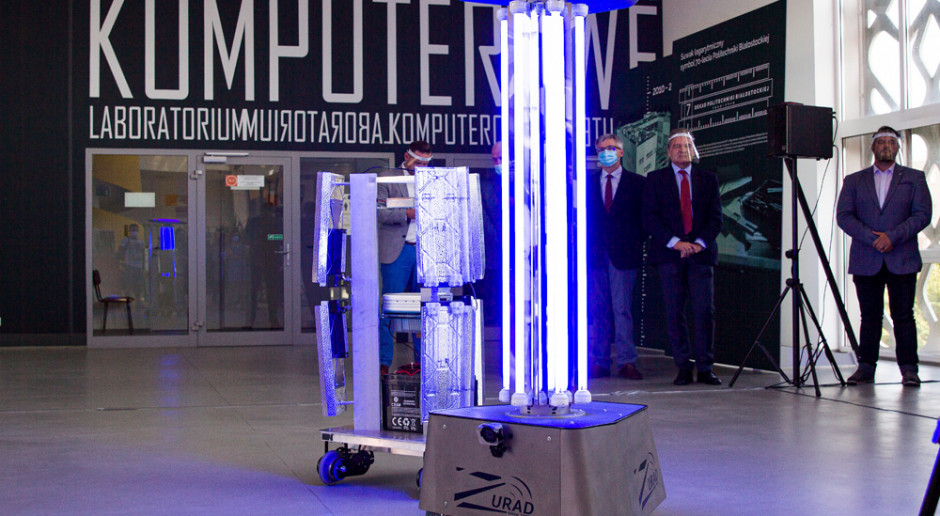 Białystok: naukowcy stworzyli robota do dezynfekcji powierzchni