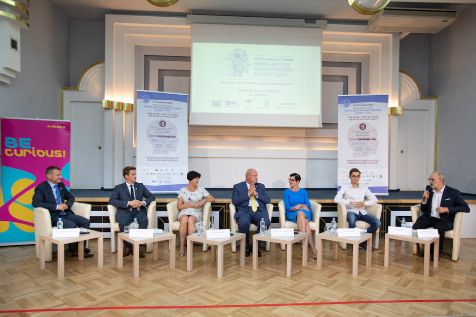 Podczas inauguracji Tygodnia Profilaktyki Nowotworów Głowy i Szyi; FOT. Materiały prasowe Startuje kolejna odsłona kampanii dotyczącej nowotworów głowy i szyi