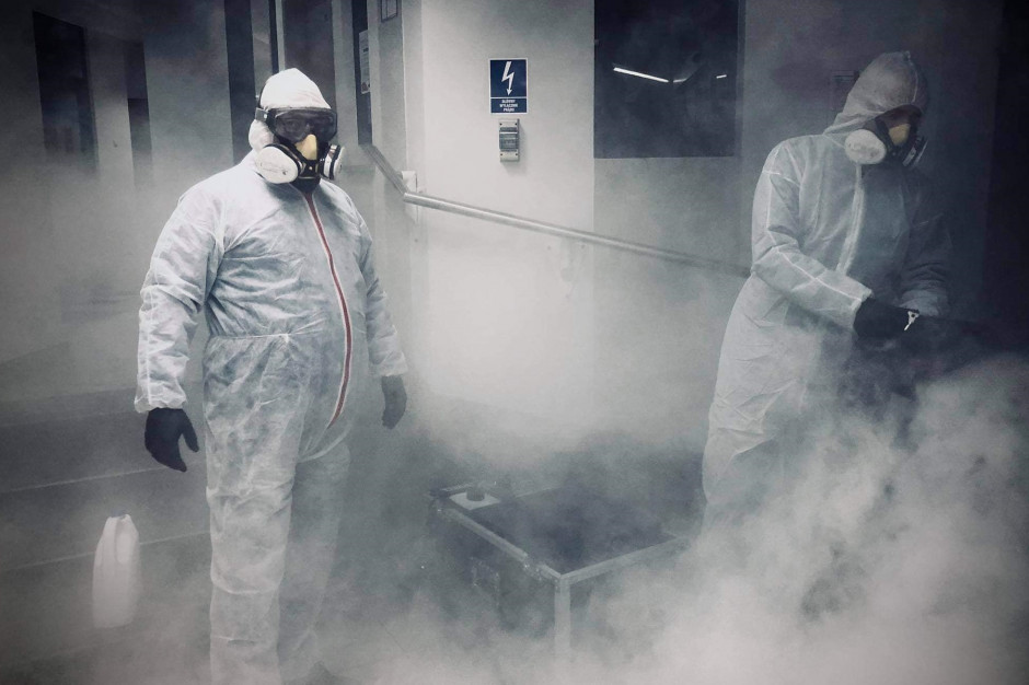 Urząd miejski jest dezynfekowany metodą fumigacji - podał prezydent Sosnowca. Fot. Arkadiusz Chęciński/Facebook Sosnowiec: potwierdzony przypadek COVID-19 w urzędzie miejskim