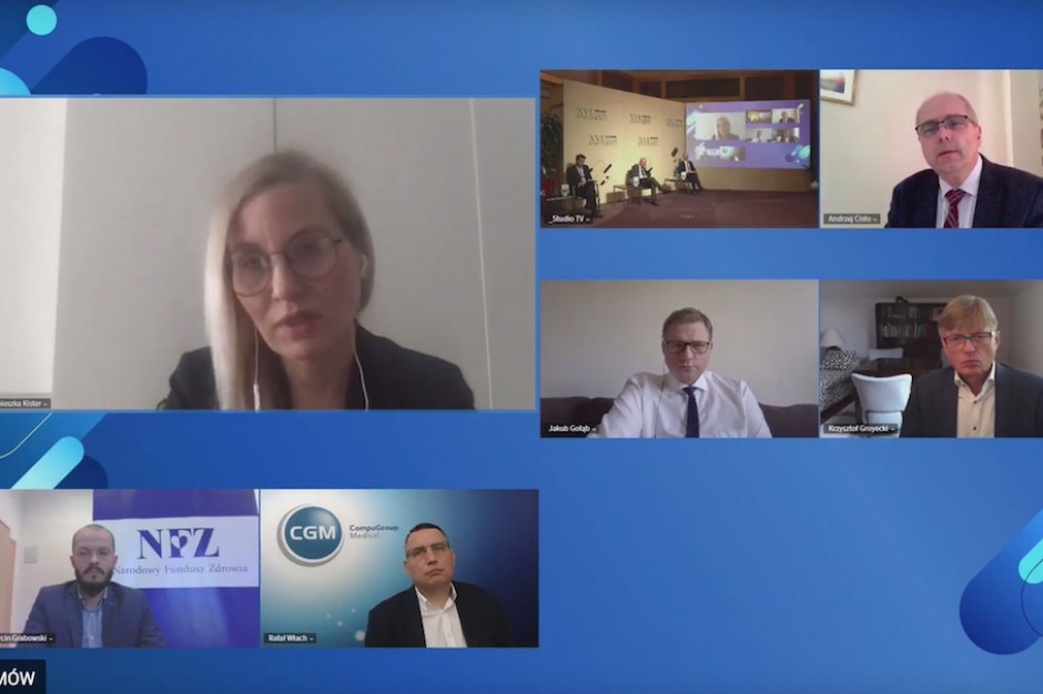Trwa Internetowe XVI Forum Rynku Zdrowia; FOT. PTWP Agnieszka Kister: epidemia spowalnia wdrażanie kolejnych etapów e-zdrowia