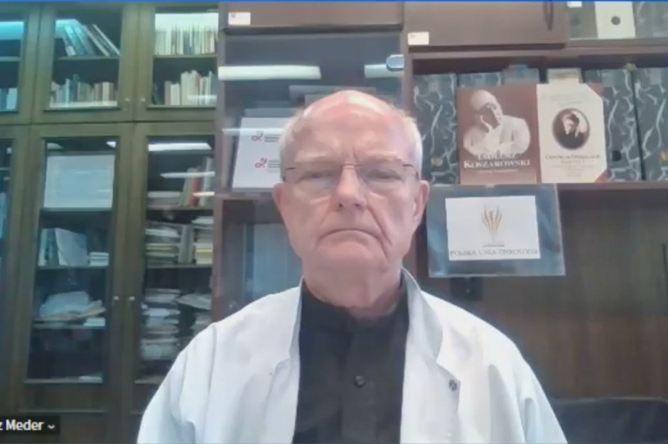 Na zdj. dr Janusz Meder. Fot. PTWP Dr Meder: skala zaległości w dostępie do nowoczesnych terapii w onkologii jest olbrzymia