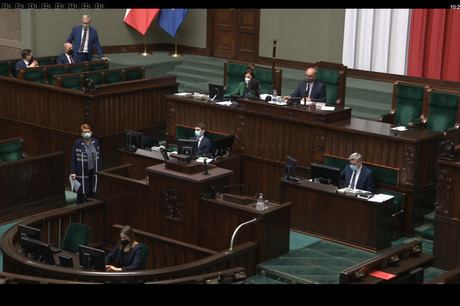 Obrady Srjmu nad ustawą covidową. Fot. strona www Sejmu KO ma kilkadziesiąt poprawek do projektu PiS dotyczącego walki z Covid-19