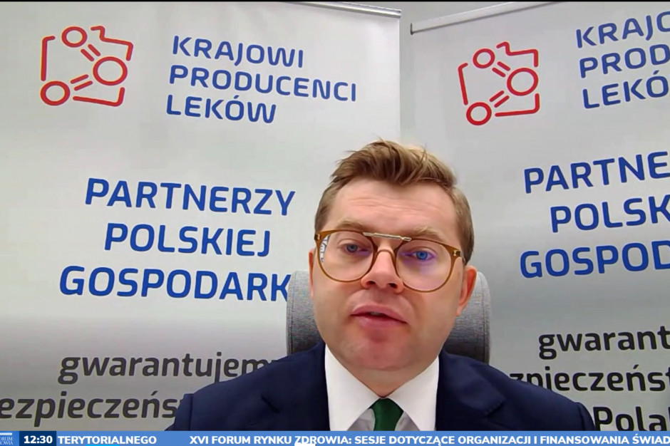 Grzegorz Rychwalski, wiceprezes zarządu Polskiego Związek Pracodawców Przemysłu Farmaceutycznego - Krajowi Producenci Leków: - Rozmawialiśmy 4 lata i ten czas dyskusji został już naprawdę dobrze spożytkowany. Fot. PTWP Prezes Rychwalski: czas na dyskusję o bezpieczeństwie lekowym kraju był wystarczający, działajmy