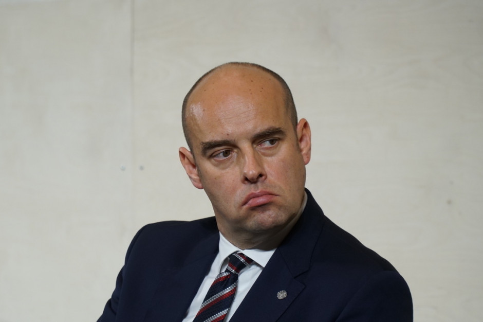 Marcin Michalski, dyrektor Departamentu Klientów Strategicznych Banku Gospodarstwa Krajowego: - Bez programu naprawczego szpital nie ma możliwości ubiegania się o finansowanie. Fot. PTWP Programy naprawcze konieczne dla uzyskania kredytu na restrukturyzację zadłużenia szpitala