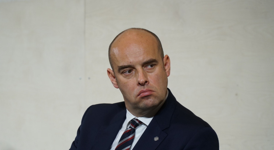 Marcin Michalski, dyrektor Departamentu Klientów Strategicznych Banku Gospodarstwa Krajowego: - Bez programu naprawczego szpital nie ma możliwości ubiegania się o finansowanie. Fot. PTWP Programy naprawcze konieczne dla uzyskania kredytu na restrukturyzację zadłużenia szpitala