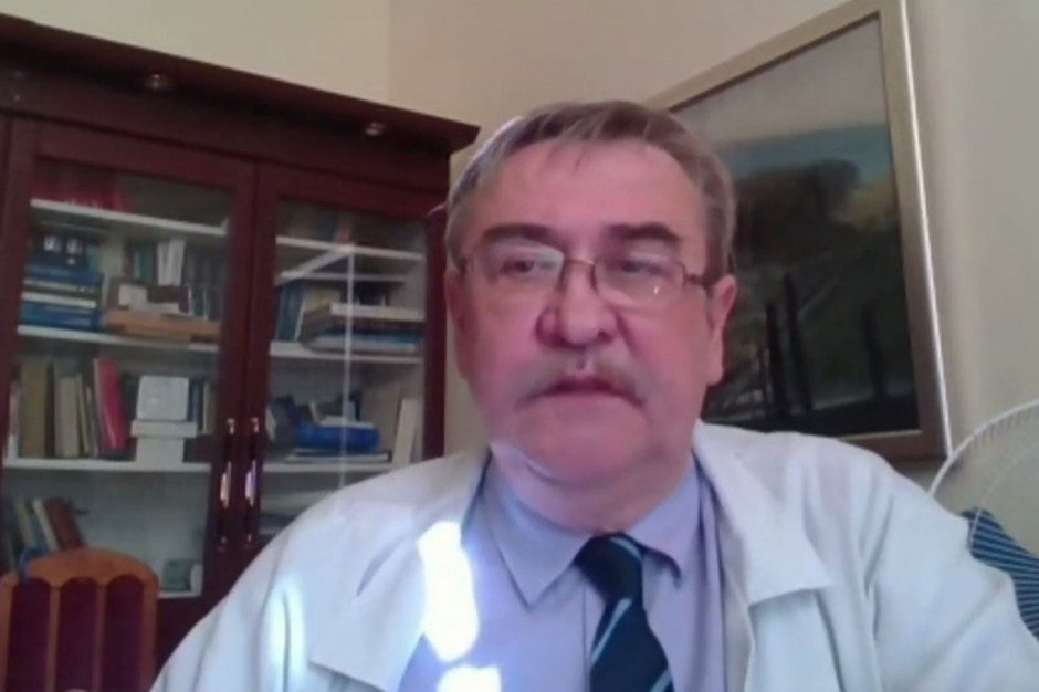 Prof. Dariusz Ziora; FOT. Screen PTWP Prof. Ziora: pilnie potrzebujemy rozszerzenia wskazań do stosowania leków antyfibrotycznych