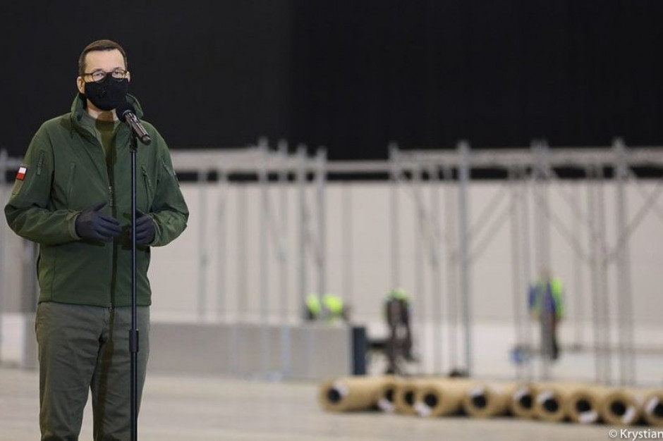Premier Mateusz Morawiecki Fot. FB Premier: pojawia się wiele fake newsów o respiratorach. Nadal mamy zapas
