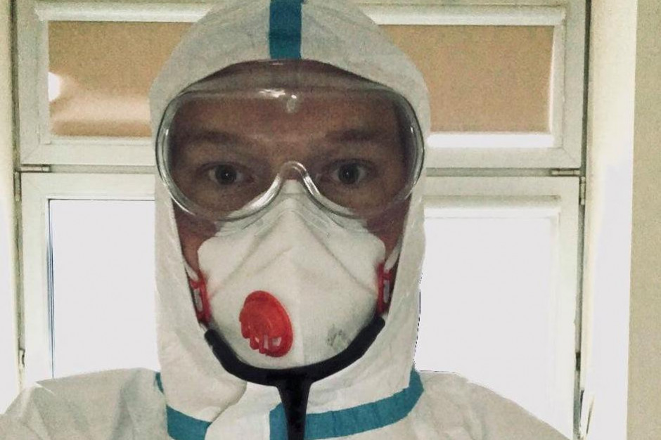 Bartosz Fiałek. Fot. FB Lekarz Bartosz Fiałek, znany ze swojej aktywności medialnej ma Covid-19
