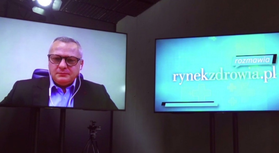 Piotr Stefaniszyn, dyrektor operacyjny IMFOOD w Impel Catering, w rozmowie z Rynek Zdrowia TV; FOT. PTWP Piotr Stefaniszyn: udowodniliśmy, że pacjenci mogą być zadowoleni ze szpitalnych posiłków