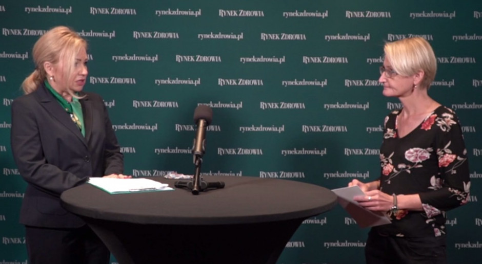Barbara Misiewicz-Jagielak w rozmowie z Rynkiem Zdrowial; FOT. PTWP Przemysł farmaceutyczny w Polsce chce gwarancji przewidywalności i stabilnego rozwoju