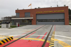 Bydgoszcz: nowo wybudowana baza Lotniczego Pogotowia Ratunkowego już działa
