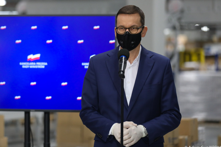 Premier Mateusz Morawiecki; FOT. Twitter/Adam Guz/KPRM Morawiecki: punkty szczepień w POZ, jednostkach moblinych i szpitalach rezerwowych