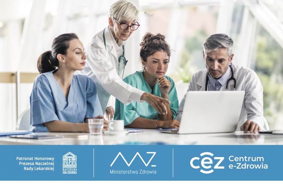 FOT. CeZ/Screen PTWP CeZ zachęca lekarzy do zapoznania się z poradnikiem dotyczącym e-skierowań