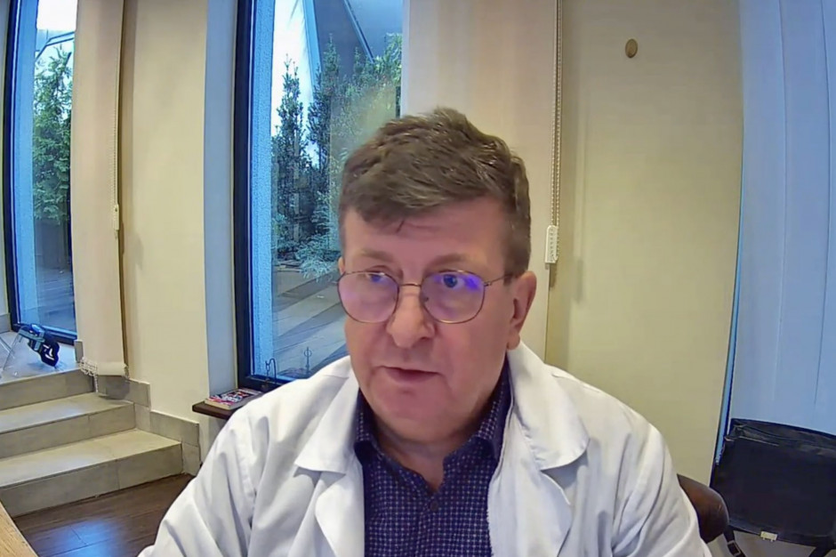 Dr Waldemar Wierzba. Fot. PTWP Szef szpitala MSWiA: dołożyliśmy starań, by udzielić szczepień dużej liczbie osób w dobrych warunkach