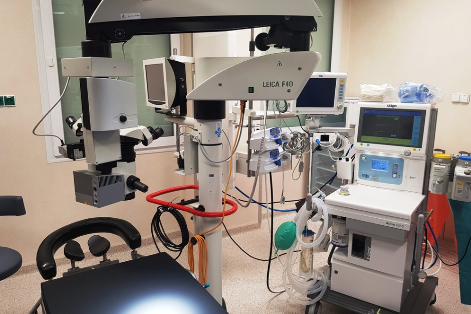 Nowe sale operacyjne na okulistyce i laryngologii od 3 lutego rozpoczną przyjmowanie pierwszych pacjentów. Fot. Materiały prasowe Kędzierzyn-Koźle: nowe sale operacyjne gotowe, to finał projektu za 12 mln zł